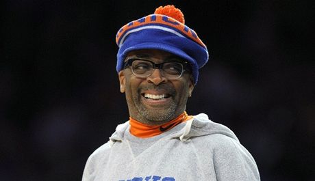 Filmový reisér Spike Lee coby fanouek New Yorku Knicks.