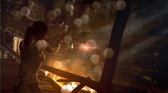 Hlavní hrdinka série Tomb Raider, kterou je Lara Croft.