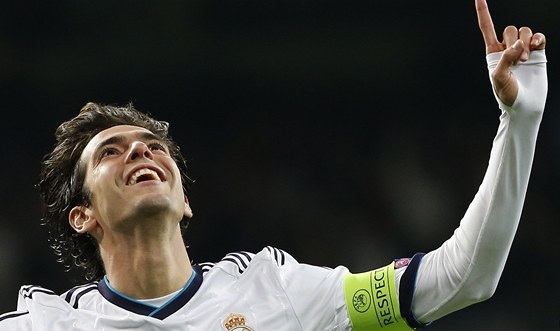 Takhle se z gólu raduje Kaká z Realu Madrid