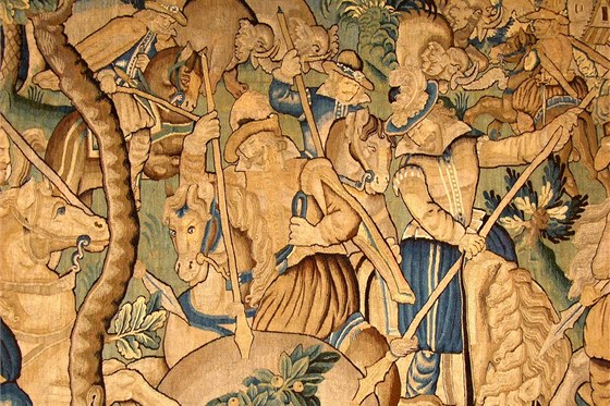 Vzácná tapiserie je součástí soukromé sbírky manželského páru z Valašska, který