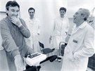 Josef Moravec (vlevo) byl u nás prvním pacientem s transplantovanými plícemi....
