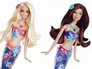 Pro malé i větší holčičky: mořská panna Barbie, jejíž ploutev bliká nebo svítí...