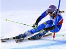 Tina Mazeová pi obím slalomu ve Svatém Moici