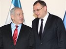 Premiéi Izraele a eska Benjamin Netanjahu a Petr Neas