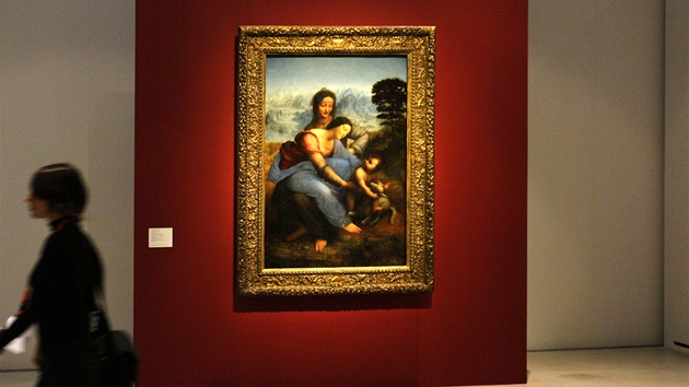 Svat Anna s Pannou Mari a malm Kristem od Leonarda da Vinciho.