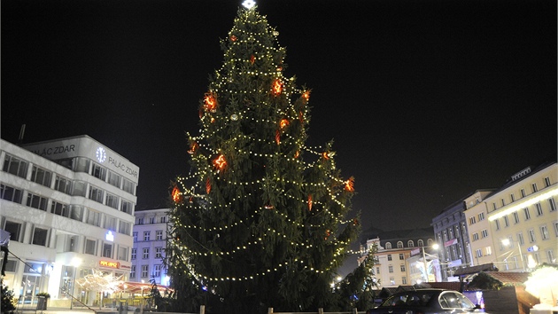 Vánoční strom v Ústí nad Labem