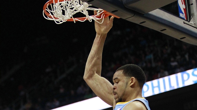 JaVale McGee z Denveru Nuggets po smei.