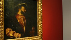 Frantiek I., francouzský král. Obraz namaloval Tizian.