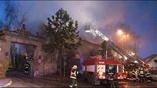 Poár stodoly v Praze - Lochkov