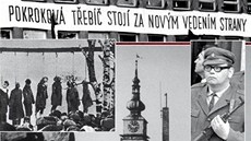 Obal nové knihy T�ebí� ve Spárech STB.