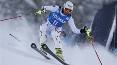 Manfred Pranger pi slalomu svtového poháru ve Val d'Isere