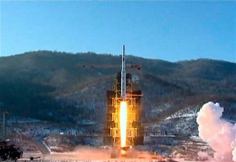 Start severokorejské rakety Unha-3 (12. prosince 2012)