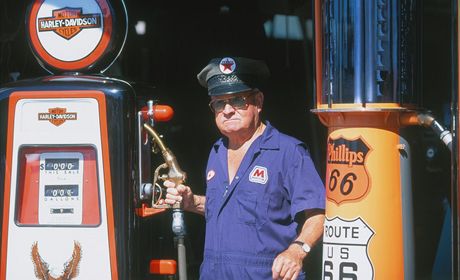 Pumpa ve Springfieldu, Illinois, USA. Ilustraní snímek