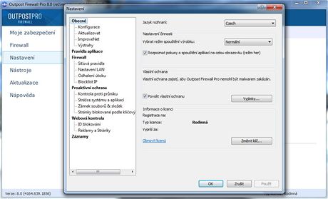 Outpost Firewall Pro 8