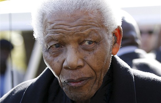 Nelson Mandela na snímku z roku 2010 