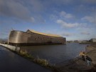 Replika Noemovy archy v nizozemském Dordrechtu (10. prosince 2012)