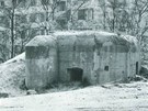 Lehký objekt vzor 37 na sídliti Písená v Chomutov v roce 1981