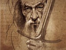 Plakát k filmu Hobit: Neoekávaná cesta - Gandalf