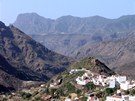Krajina kolem obce Tejeda ve vnitrozemí Gran Canarie