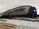 Nehoda na dálnici D5 ve smru na Rozvadov (16. prosince 2012)