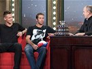 Tomá Berdych a Radek tpánek v Show Jana Krause