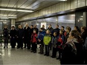 Pěvecký sbor Dopravního podniku nebude zpívat v metru poprvé.