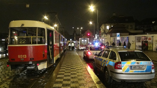 Nehoda tramvaje na praskm Klrov