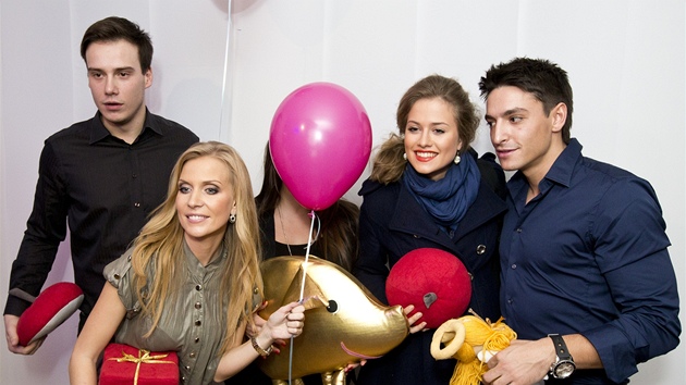 Petr Sucho, Michaela Ochotsk, Emma Smetana a Michal Hrdlika