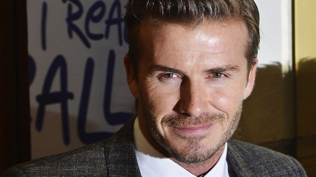 David Beckham na premie muziklu Viva Forever! (Londn, 11. prosince 2012)