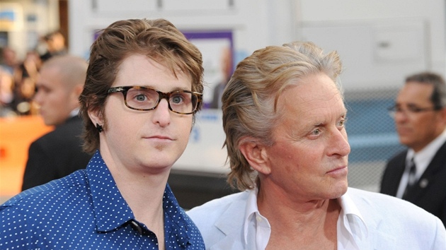 Cameron Douglas a jeho otec Michael (2009)