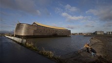 Replika Noemovy archy v nizozemském Dordrechtu (10. prosince 2012)