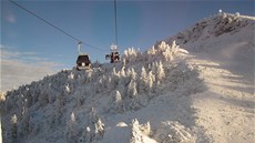 Nová lanovka Verbindungsbahn propojila stediska Alpbachtal a Wildschönau.