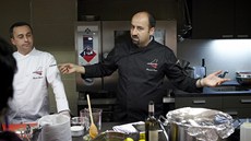 "Praotec" kuchařských kurzů italské restaurace Aromi Riccardo Lucque
