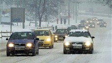 Sníh komplikuje dopravu, ilustrační foto | na serveru Lidovky.cz | aktuální zprávy