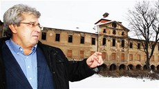 Hejtman Josef ihák se pijel podívat na aktuální stav zámku v Buthrad.