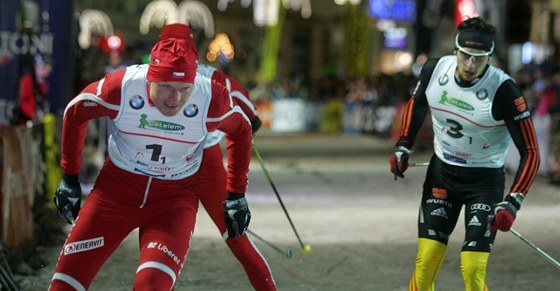 Stanislav ezá pi exhibiním závod Carlsbad Ski Sprint 2012