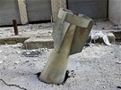 Nevybuchlá puma nedaleko Damaku (25. prosince 2012)