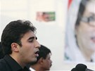 Syn Bhuttové na setkání len Pákistánské lidové strany hlásal o budoucnosti