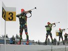 Soustední biatlonových reprezentant v djiti mistrovství svta 2013 v Novém
