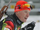 Ondej Moravec na soustední biatlonových reprezentant v djiti mistrovství