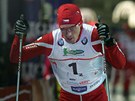 Martin Koukal pi exhibiním závod Carlsbad Ski Sprint 2012