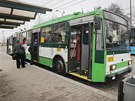 Poslední jízda trolejbusu �koda 15Tr plze�skými ulicemi.