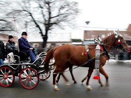 Svatotpánské ehnání koní v Lanhot