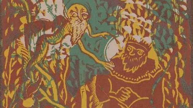 Josef Vchal: blova zahrdka aneb Prodopis straidel (ilustrace)