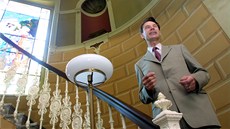 Zdenk Uhlí, bývalý majitel a jednatel zkrachovalého Zámku Mostov na zámeckém