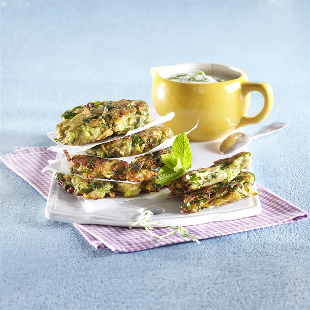 Photo Recipe: Zucchini Fritters with Mint and Nuts. A Great Quick Fix (Not Just) for Summer
