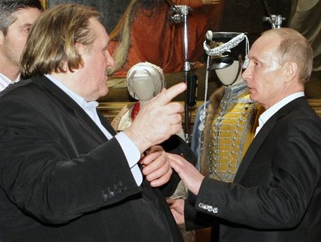 Grard Depardieu a Vladimr Putin