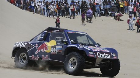panl Carlos Sainz na trati Rallye Dakar 2013.