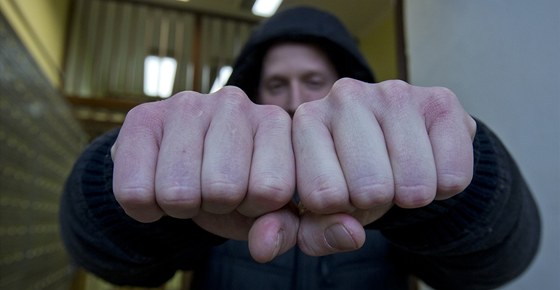 Mladík proputný na amnestii z vznice Pankrác (3. ledna 2012)