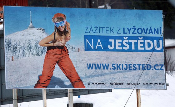 Billboard s enou a Jetdem piel jako jeden z tip do soute Sexistické...